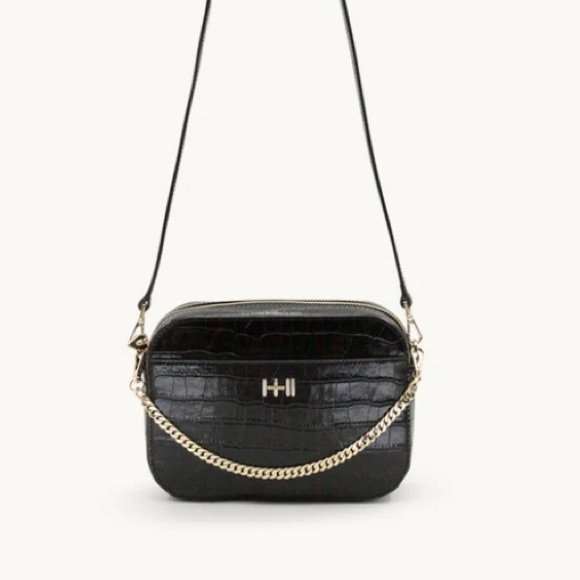 THE MINI RODRIGUEZ CROC-EFFECT BAG LIGHT GOLD - Picture 5 of 5